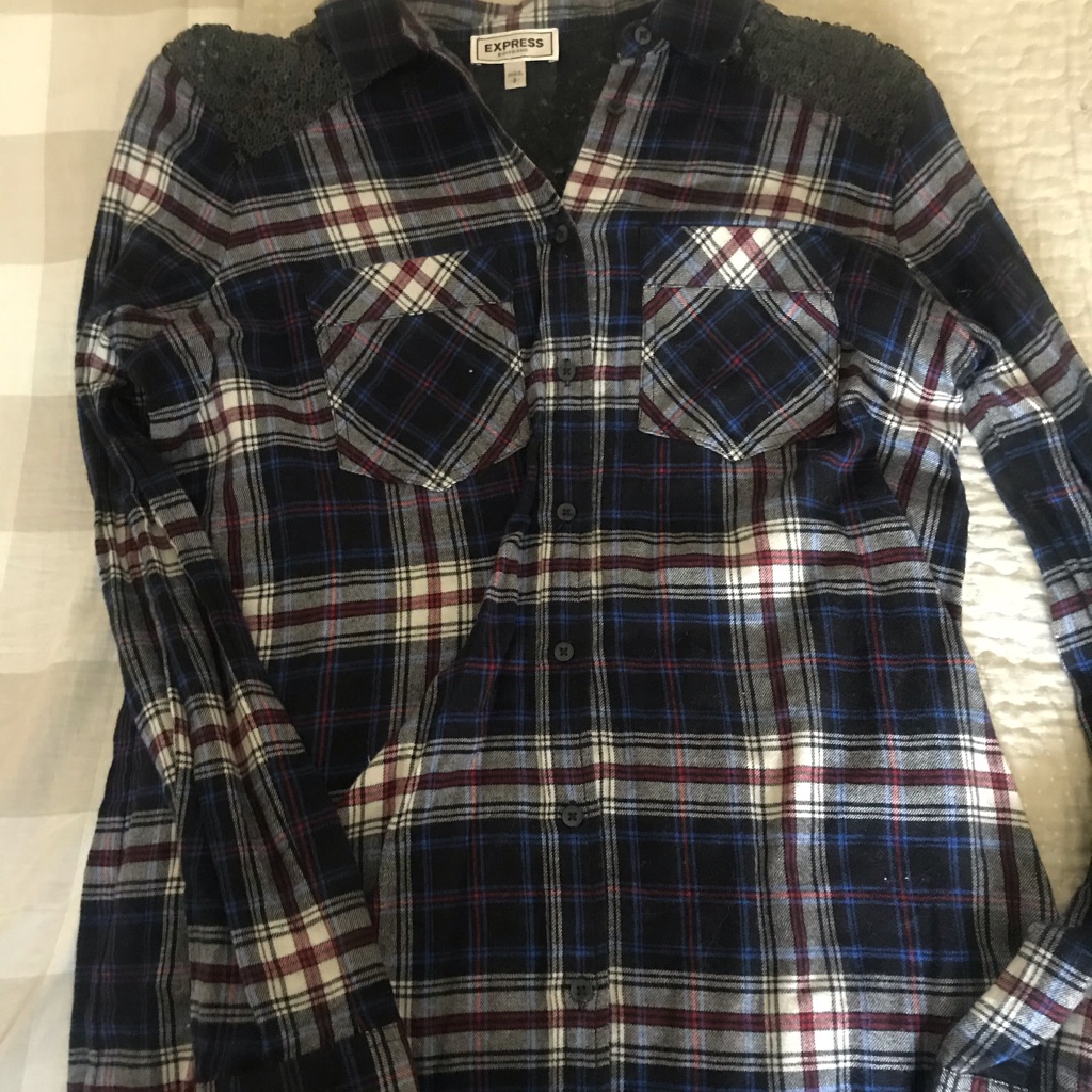 Express Sequin Flannel